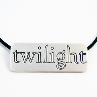 Srebrn obesek Twilight