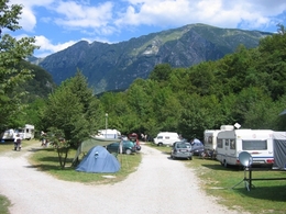 Accomodation in Kamp Koren Kobarid - july, august