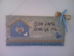 Wooden sign for home or for gift.