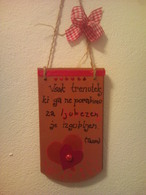 Ceramic sign for home or for gift – heart.