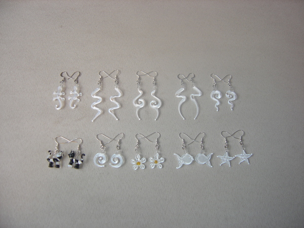 Earrings UH-10   price/1 pair
