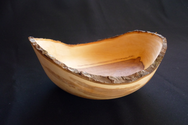 Hand turned wooden bowl